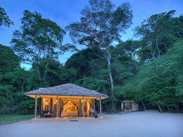 Afro-chic chalets surrounded by the forest and only 60m from the shores of Lake Victoria.