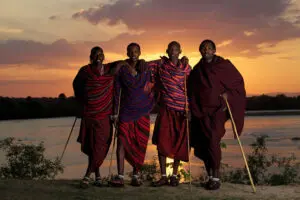 Maasai men.