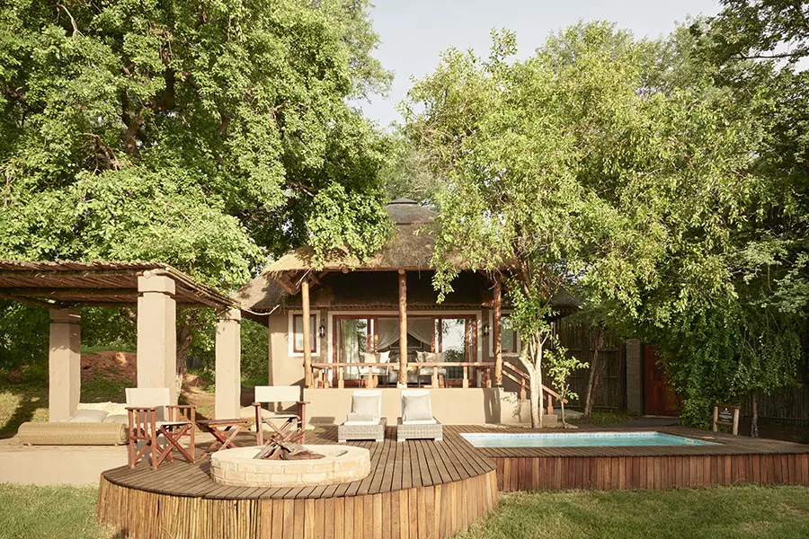 Exterior de Sanctuary Chobe Chilwero.