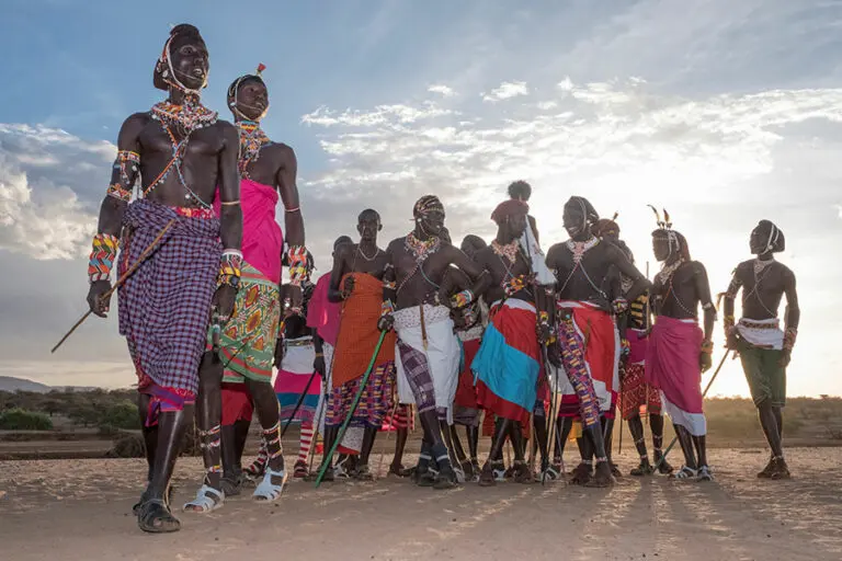 The colourful warriors of the Samburu National Reserve, Kenya.