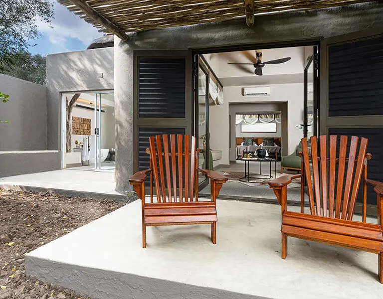 Luxury Suite veranda.
