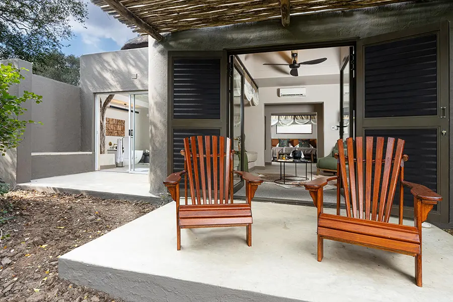 Luxury Suite veranda.