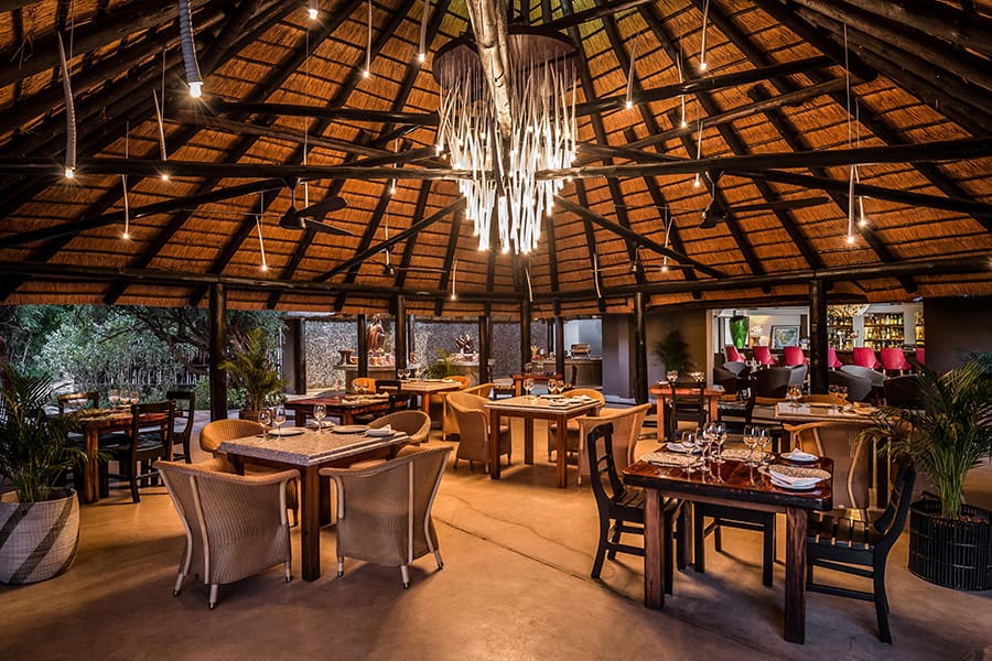 El comedor interior. 