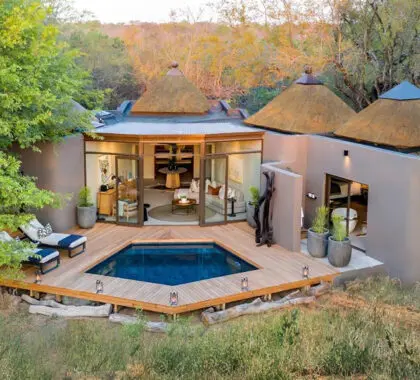 A Luxury Villa at Sabi Sabi Bush Lodge. 