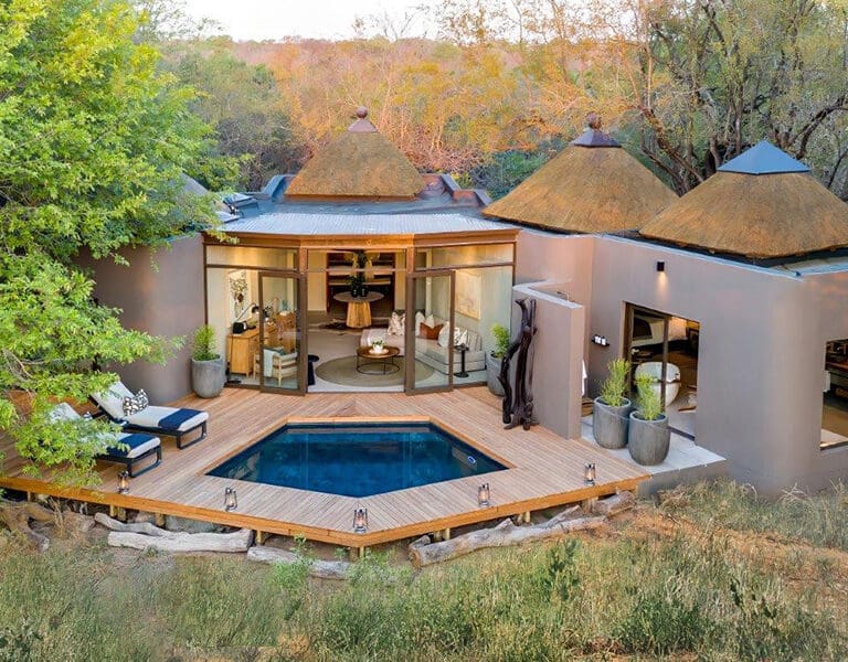 A Luxury Villa at Sabi Sabi Bush Lodge. 