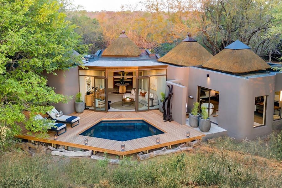 A Luxury Villa at Sabi Sabi Bush Lodge. 