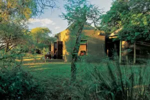 The suites are designed to blend into the reserve. 