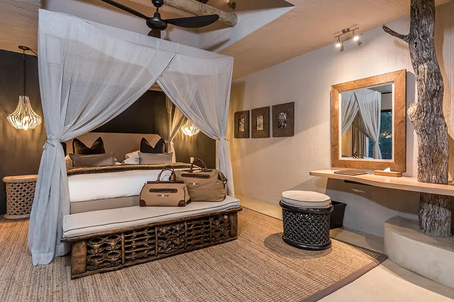 Beds are netted for a peaceful, undisturbed nights sleep.
