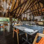 Enjoy dinner in the lodge's elegant main dining area.