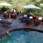 Little Bush Camp's secluded swimming pool.