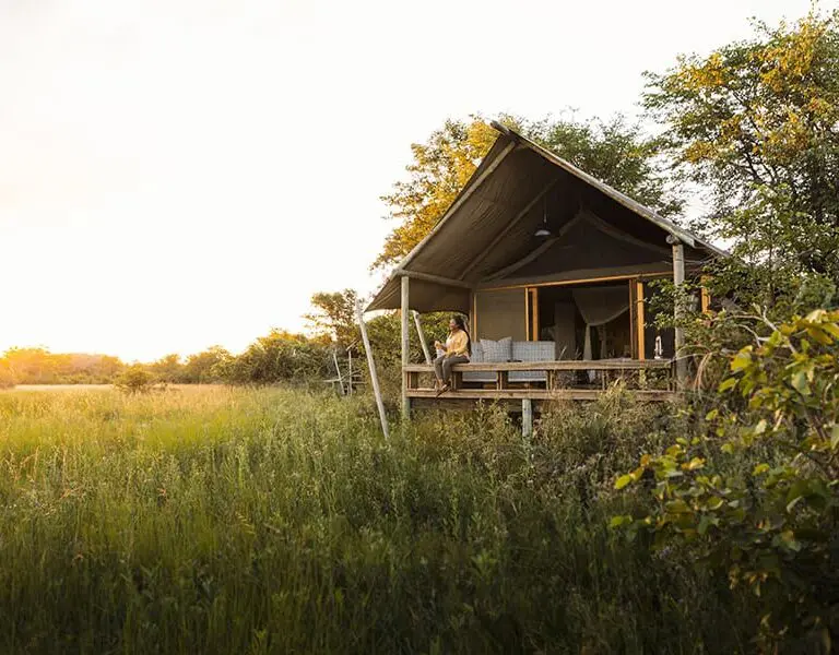 Exterior view of luxury suite | Sable Alley Camp