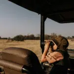 Kids on safari at Sable Alley.