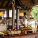 High tea is served before you embark on your afternoon activity. 