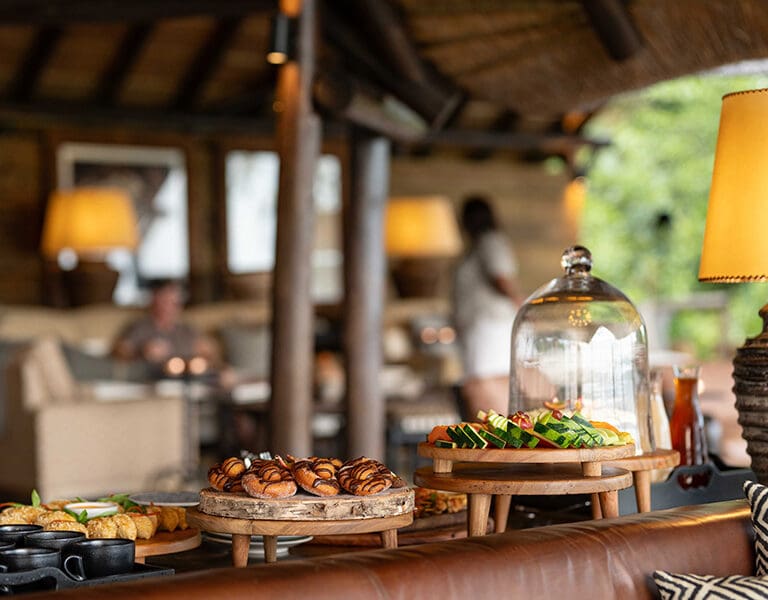 High tea is served before you embark on your afternoon activity. 
