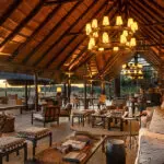 Inviting interior of Sable Alley lodge.