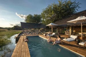 The swimming pool at Sable Alley.