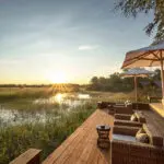 Relax on the outdoor viewing deck. 