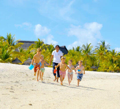 With its kids clubs, baby sitters & super-safe beaches, Mauritius is an ideal post-safari destination for families.