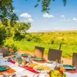 Enjoy your morning breakfast in the wild.