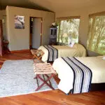 Bedrooms to accommodate families.