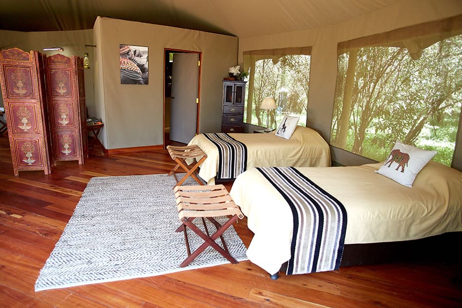 Habitaciones para alojar a familias.