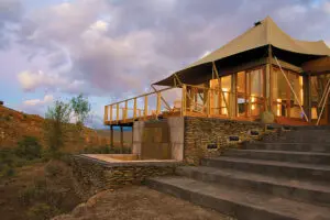 Lodge exterior.