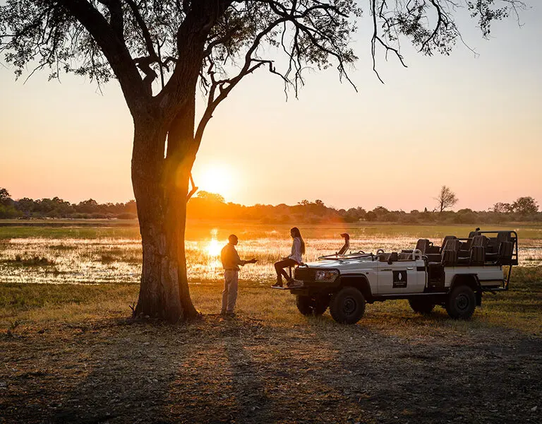 Sublime sundowners on a gam drive | Chief's Camp, an A&K Sanctuary 