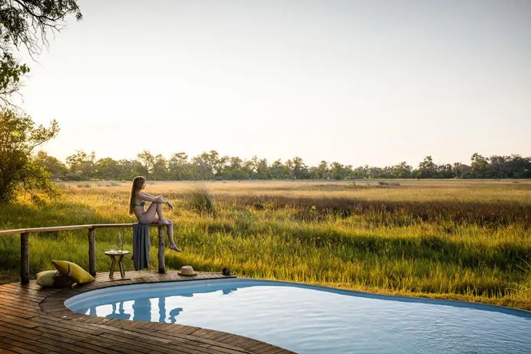 Piscina con vistas en Stanleys.