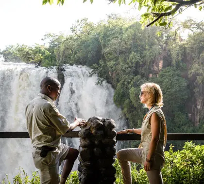 Explore las cataratas Victoria.