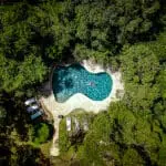 The swimming pool at Sanctuary Olanana.