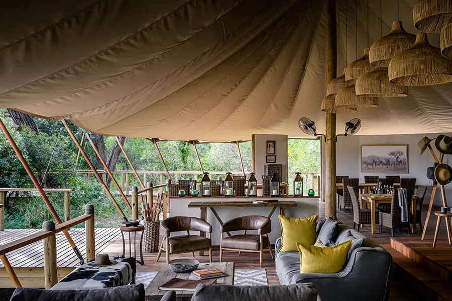 The main guest area.