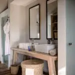 En suite bathroom.