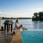 Lounge by the swimming pool.