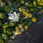 Aerial view of Sanctuary Sussi Chuma.