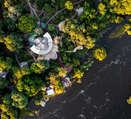 Vista aérea del Santuario Sussi Chuma.