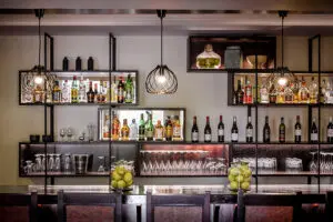 Enjoy a refreshing beverage at the bar.