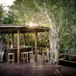 outdoor bar.