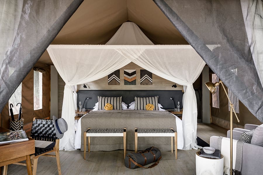 Sanctuary Swala ofrece accesorios únicos elaborados con materiales locales.