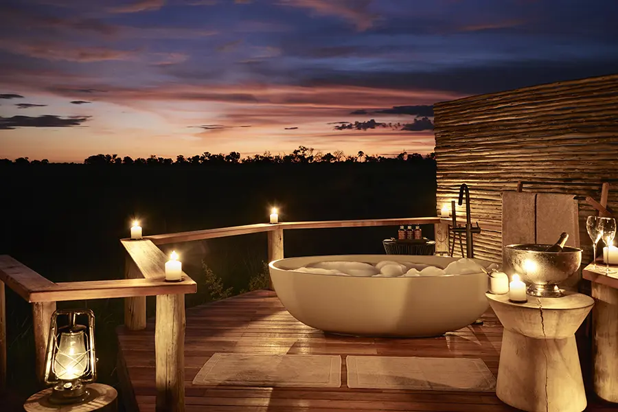 Baño exterior.