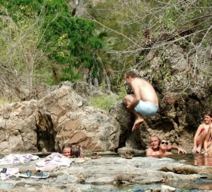 Aguas termales en el Parque Nacional de Nyerere.