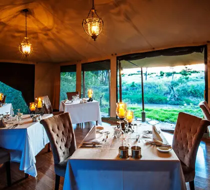 Sand River Masai Mara serves a delicious menu.