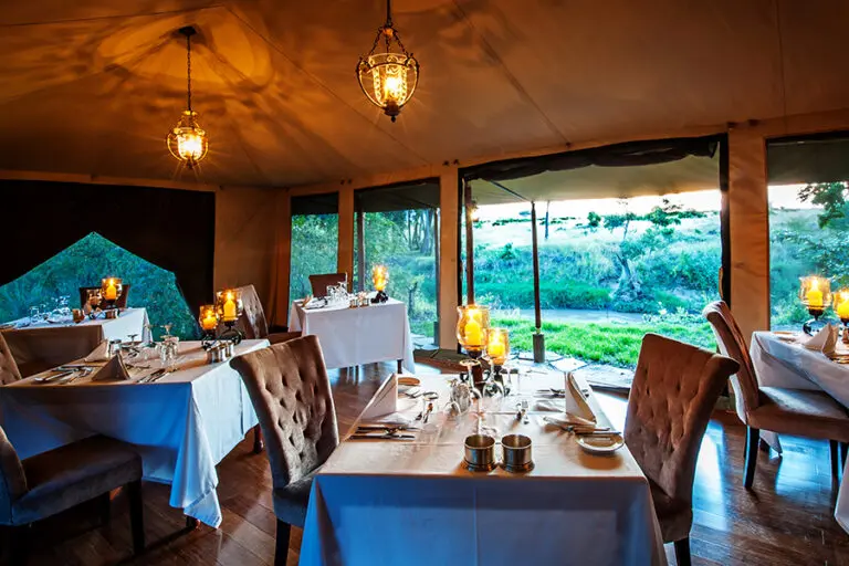 Sand River Masai Mara serves a delicious menu.