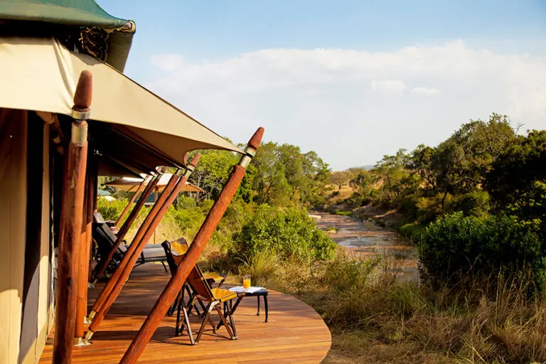 Viewing deck over the reserve.