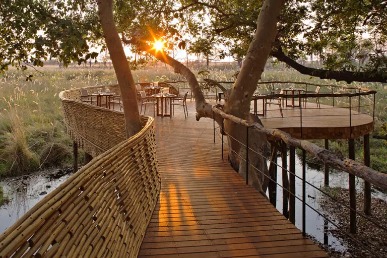 Located in a large private concession.