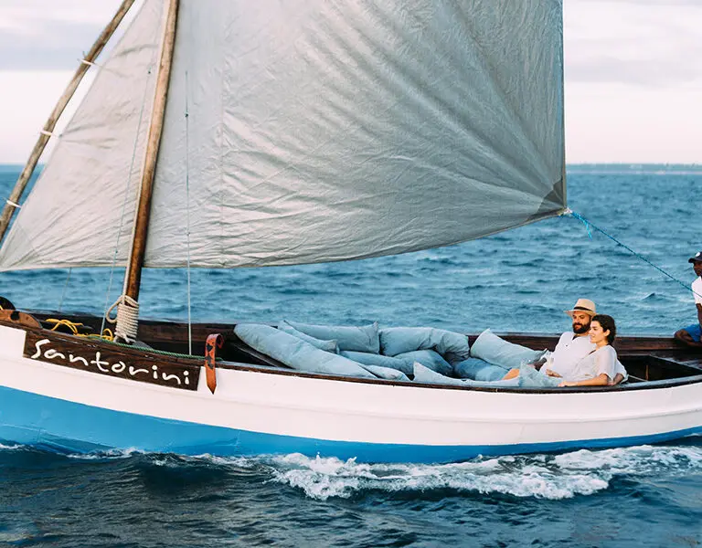 A romantic dhow cruise | Santorini Mozambique