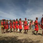 Maasai warriors.