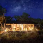 Saruni Wild double tent under the stars. 