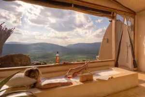 Bathing never felt this good at Saruni Samburu.