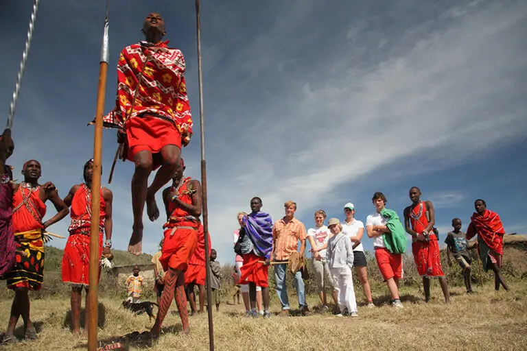 Maasai warriors.