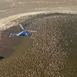 Un emocionante viaje en helicóptero sobre el norte de Kenia.